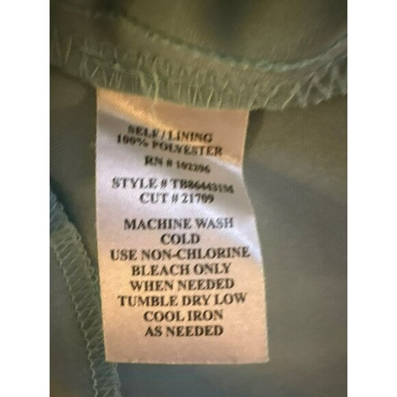 Dressbarn Floral Ruched Waist & Cap Sleeves Dress Size 6 - Picture 4 of 7